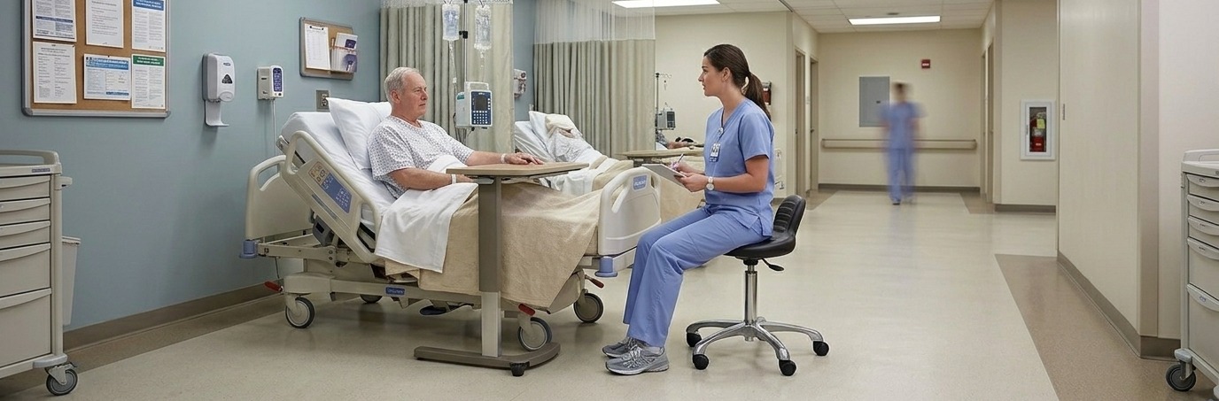 Werkkruk in ziekenhuis omgeving