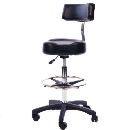 Werkstoel met voetring